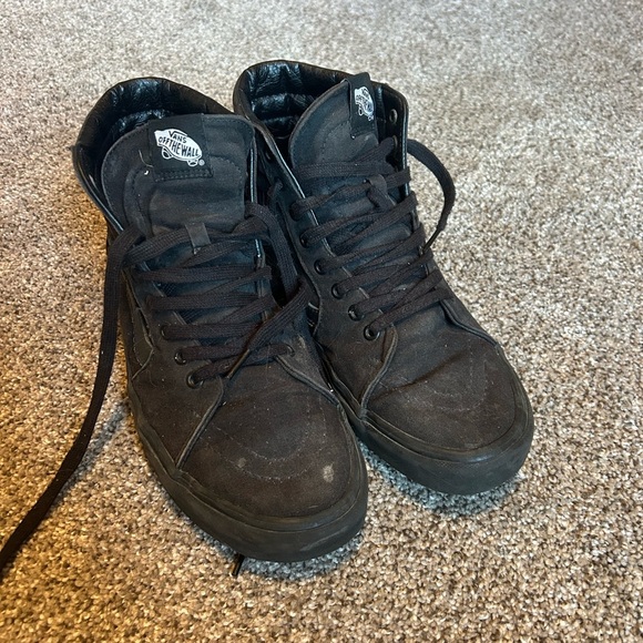 Vans Men's Black High-Top Sneakers - Picture 4 of 8